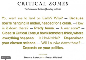 aus dem Ausstellungskatalog CRITICAL ZONES, MIT press 2020