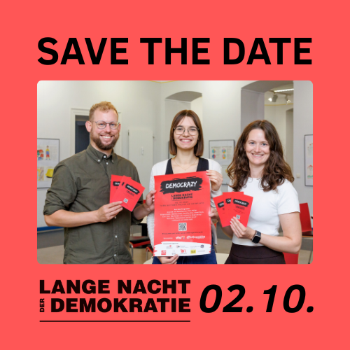 Lange Nacht der Demokratie 2026 - Save the Date, Foto: Bilddokumentation der Stadt Regensburg